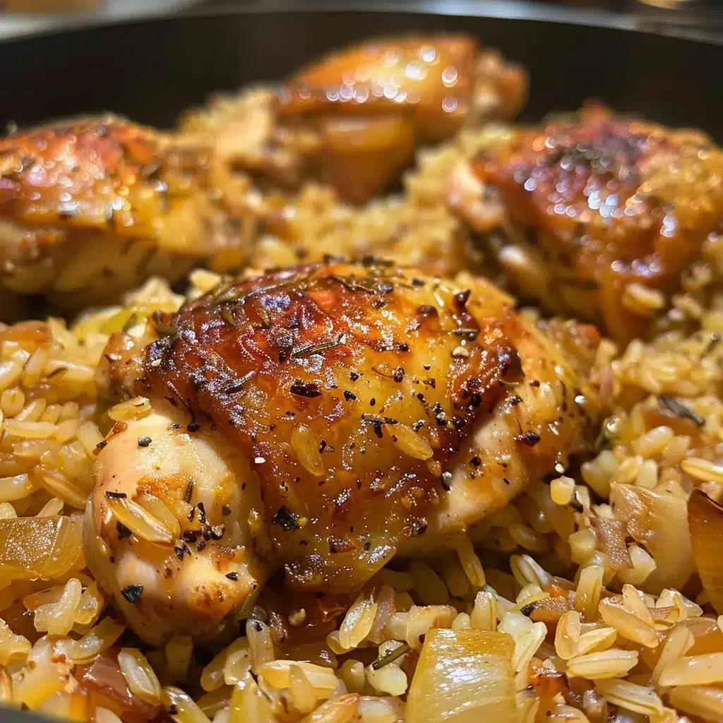Oven baked chicken and rice recipe