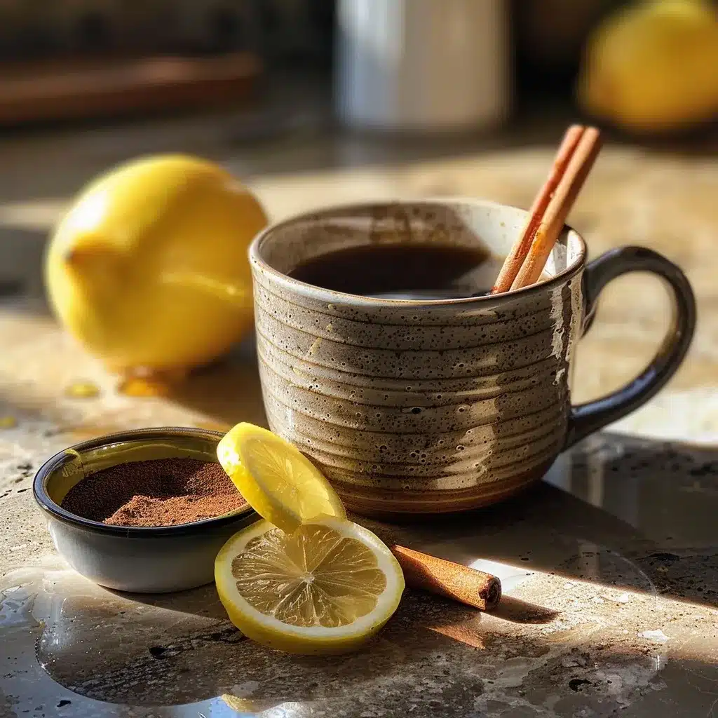 coffee weight loss recipe with lemon and cinnamon
