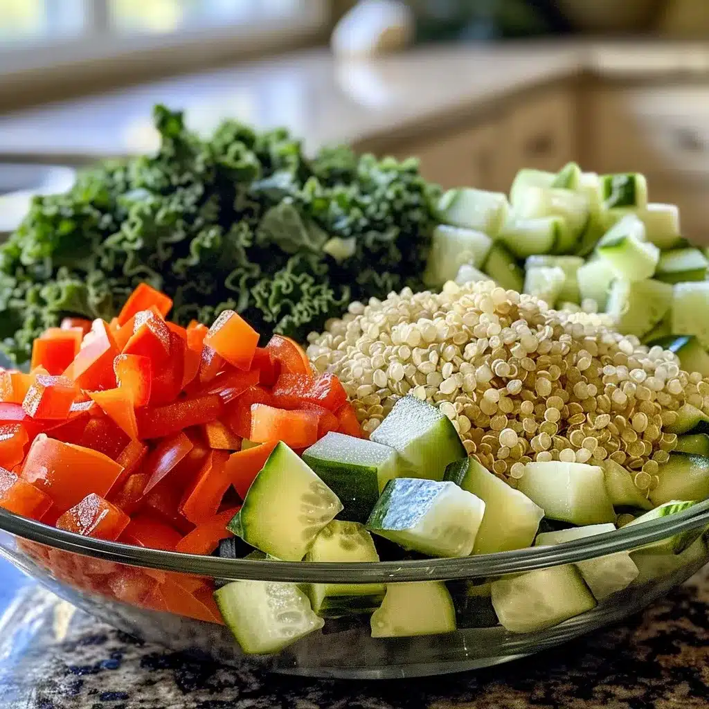 Ingredients for Costco quinoa salad recipe
