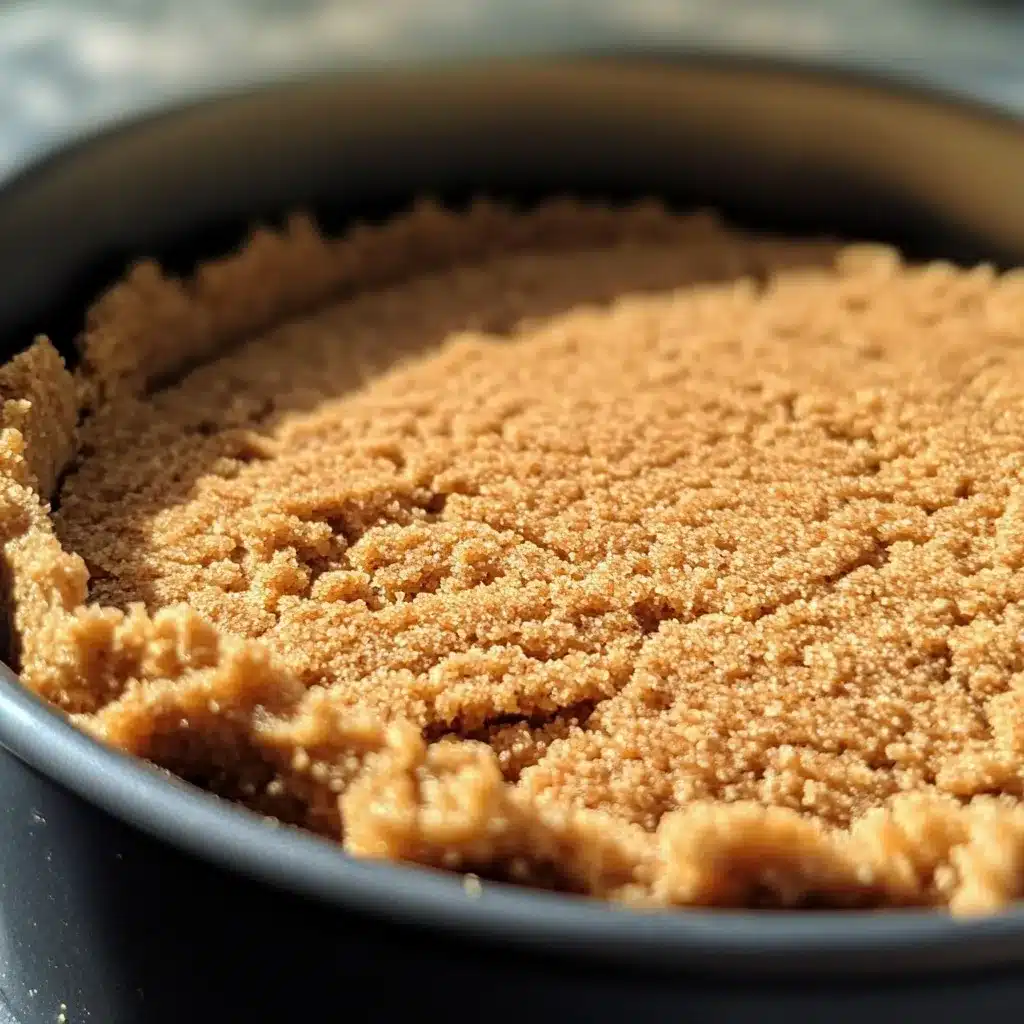 Pressing graham cracker crust for Easter Jello Pie