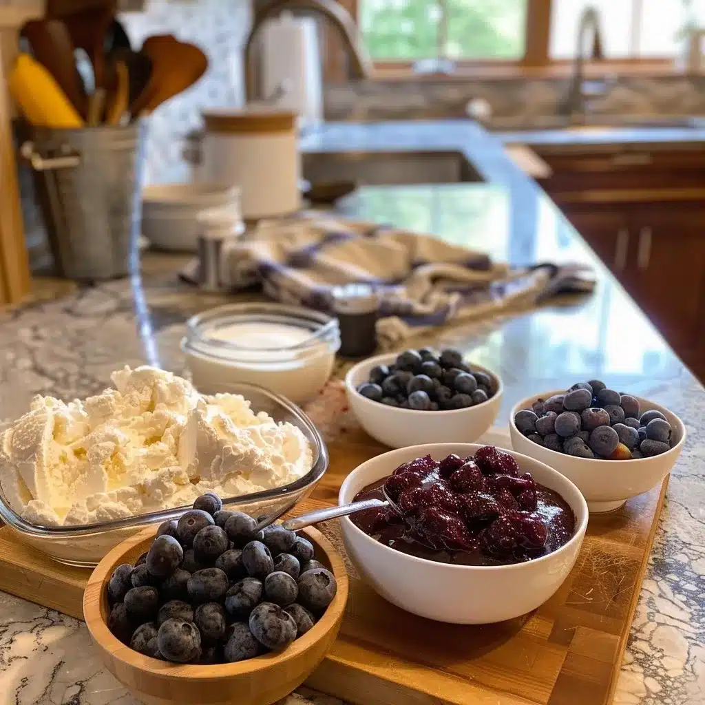 blueberry cheesecake ice cream recipe ingredients