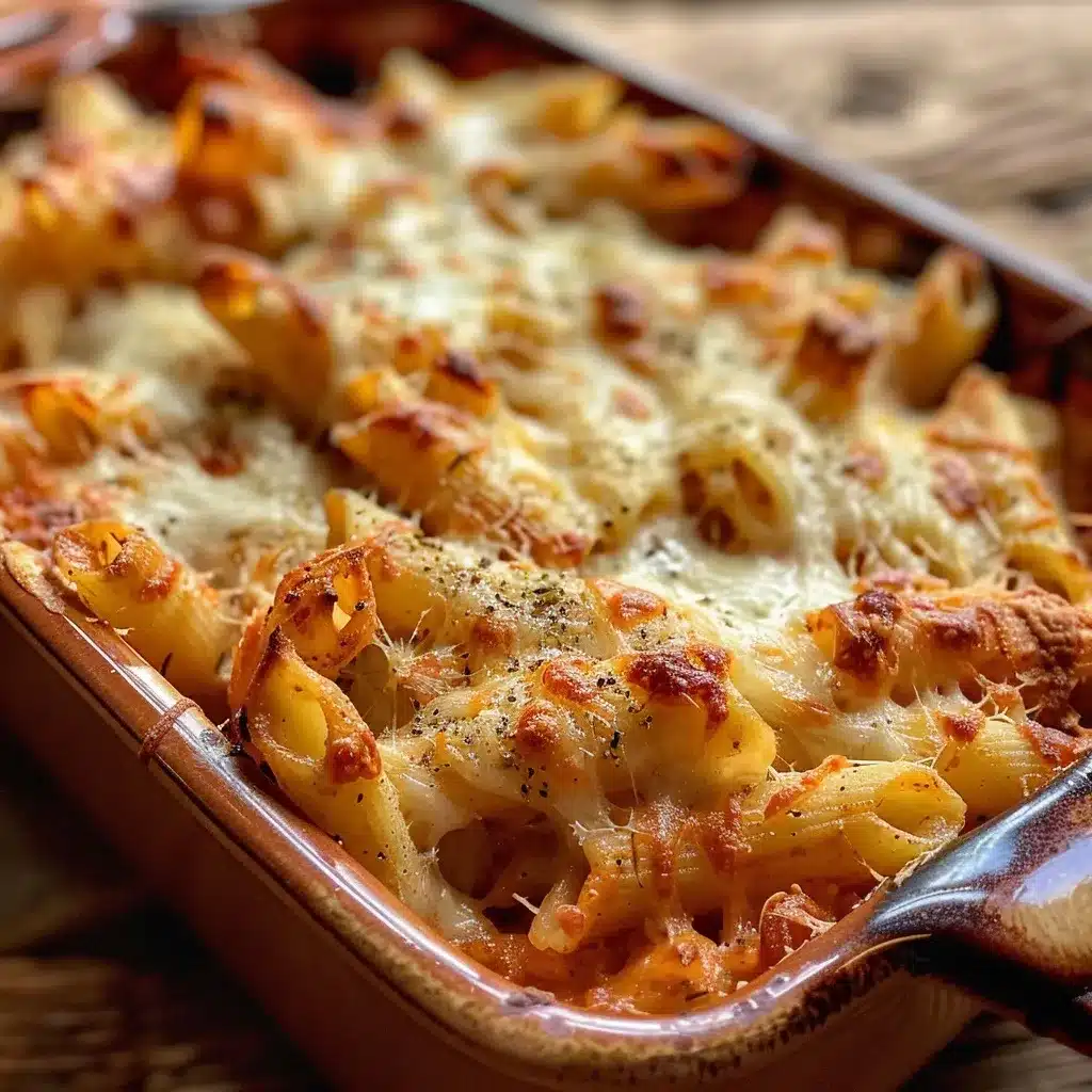Olive Garden baked pasta recipe served hot in rustic dish