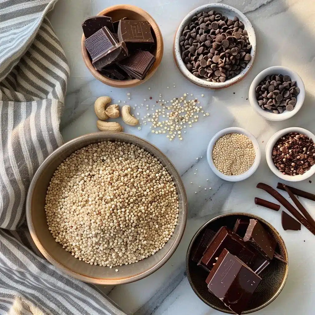 chocolate quinoa crunch bars ingredients