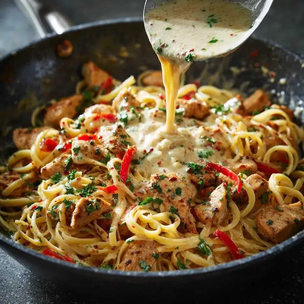 creamy cowboy butter sauce with linguine