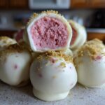 Best Strawberry Velvet Cheesecake Truffles