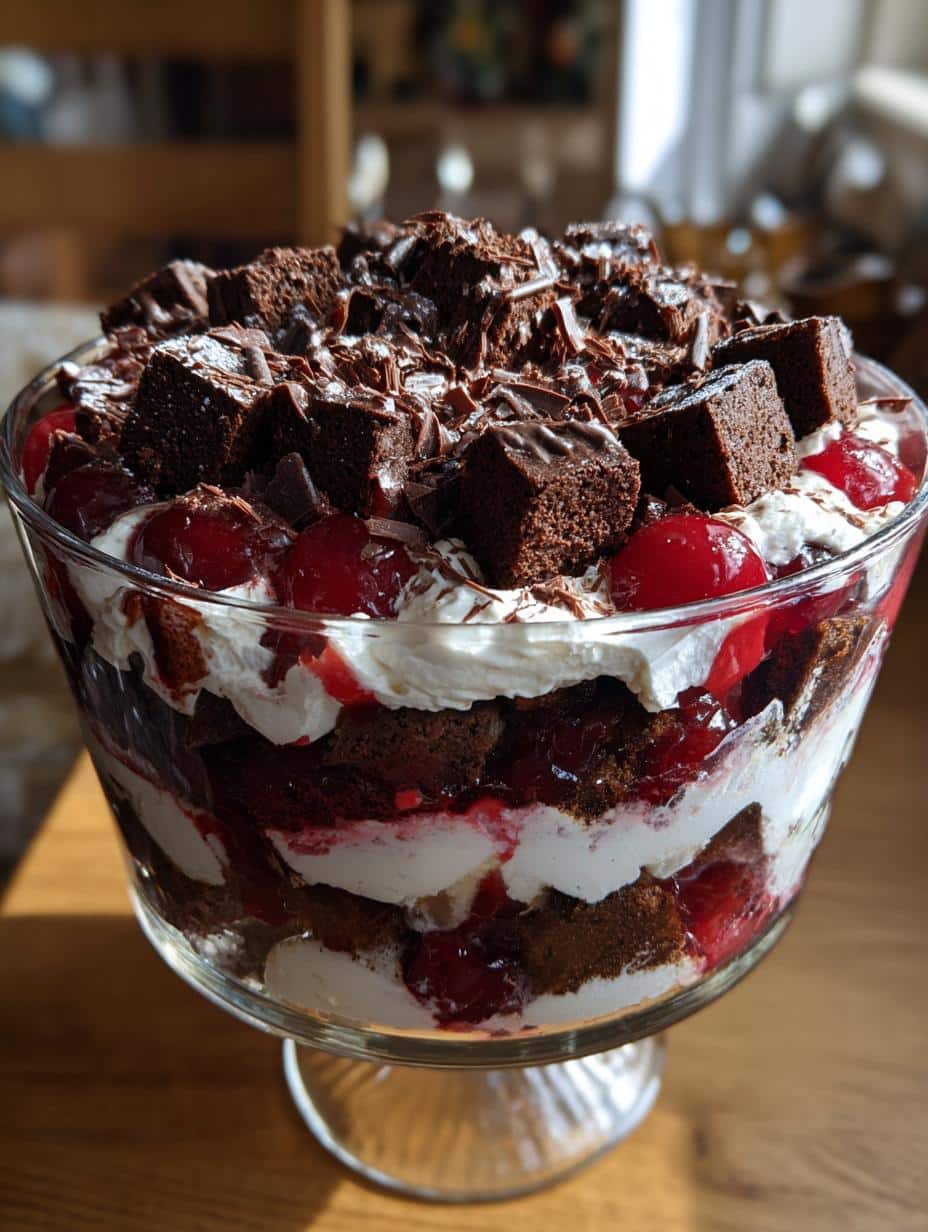 Black Forest Trifle for Christmas - detail 1