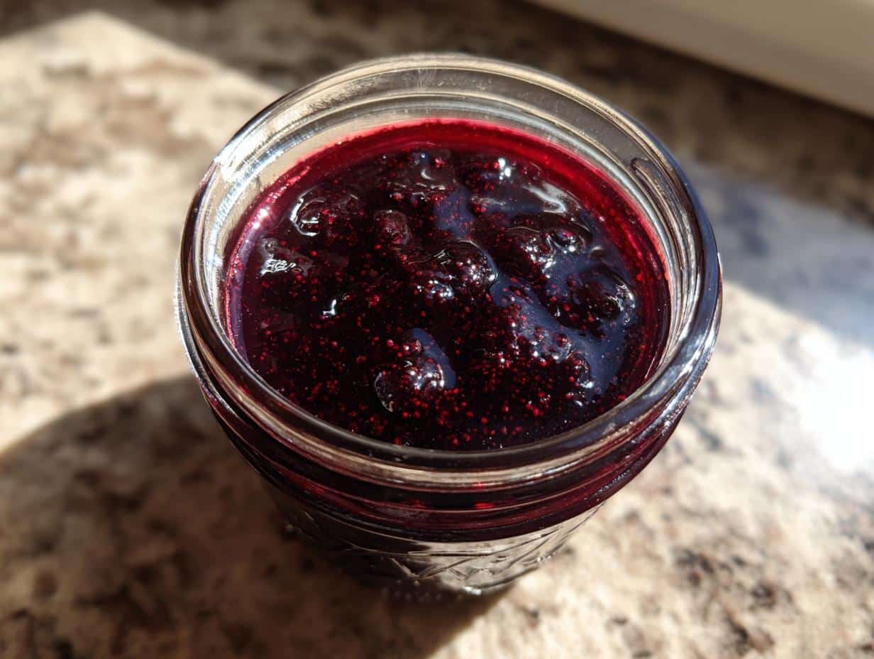 Blueberry Jam with Vanilla