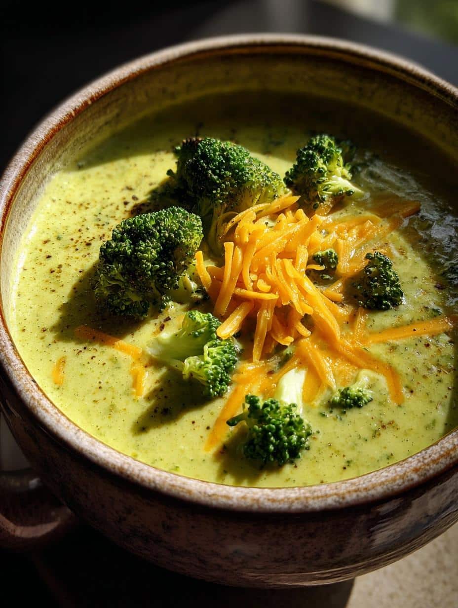Broccoli Cheddar Soup - detail 1