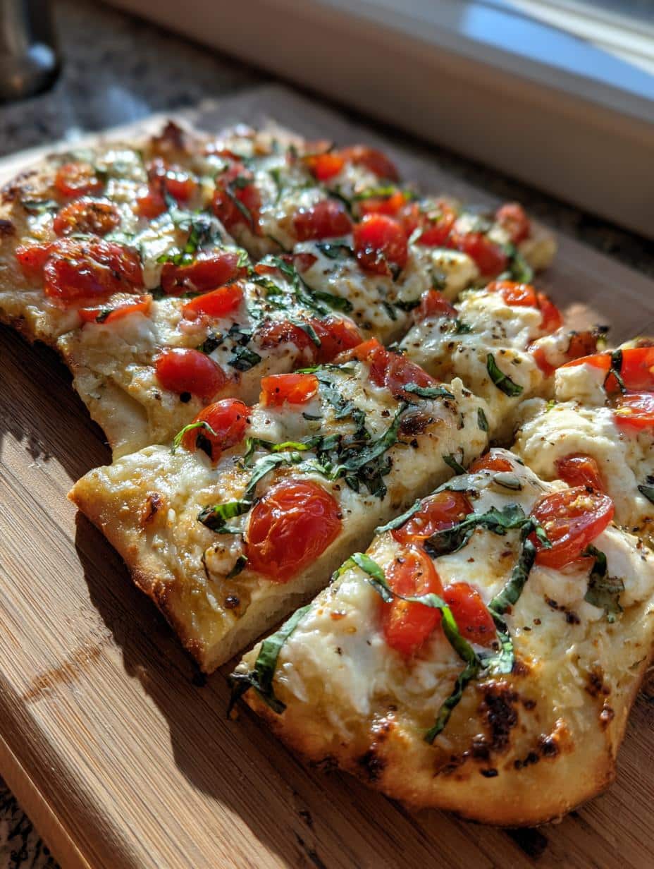 Bruschetta Flatbread Pizza - detail 1