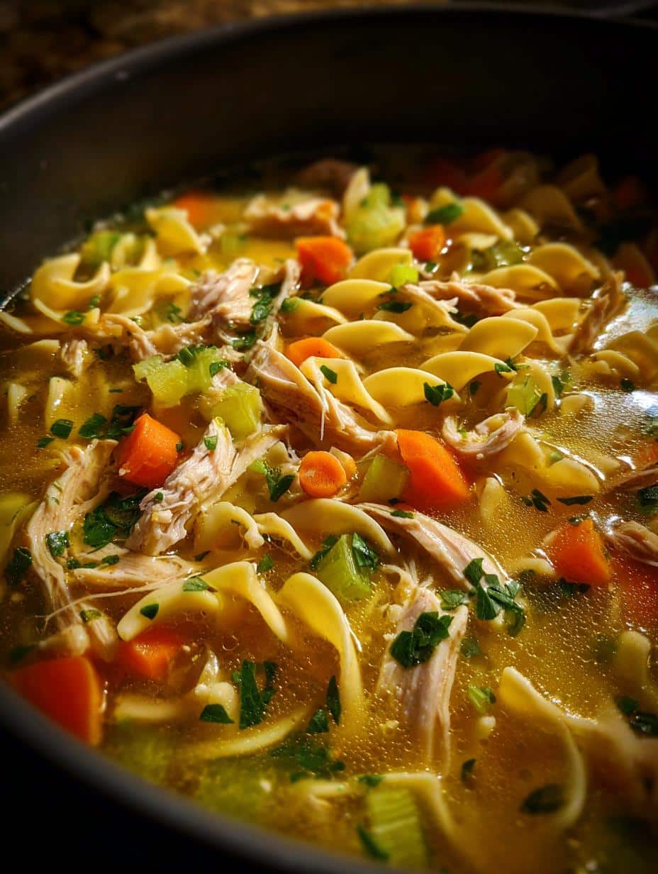 Chicken Noodle Soup: 7 Steps to Pure Comfort Bliss 4 Chicken Noodle Soup https://s.mj.run/_Vf2eaVtcyw - detail 1