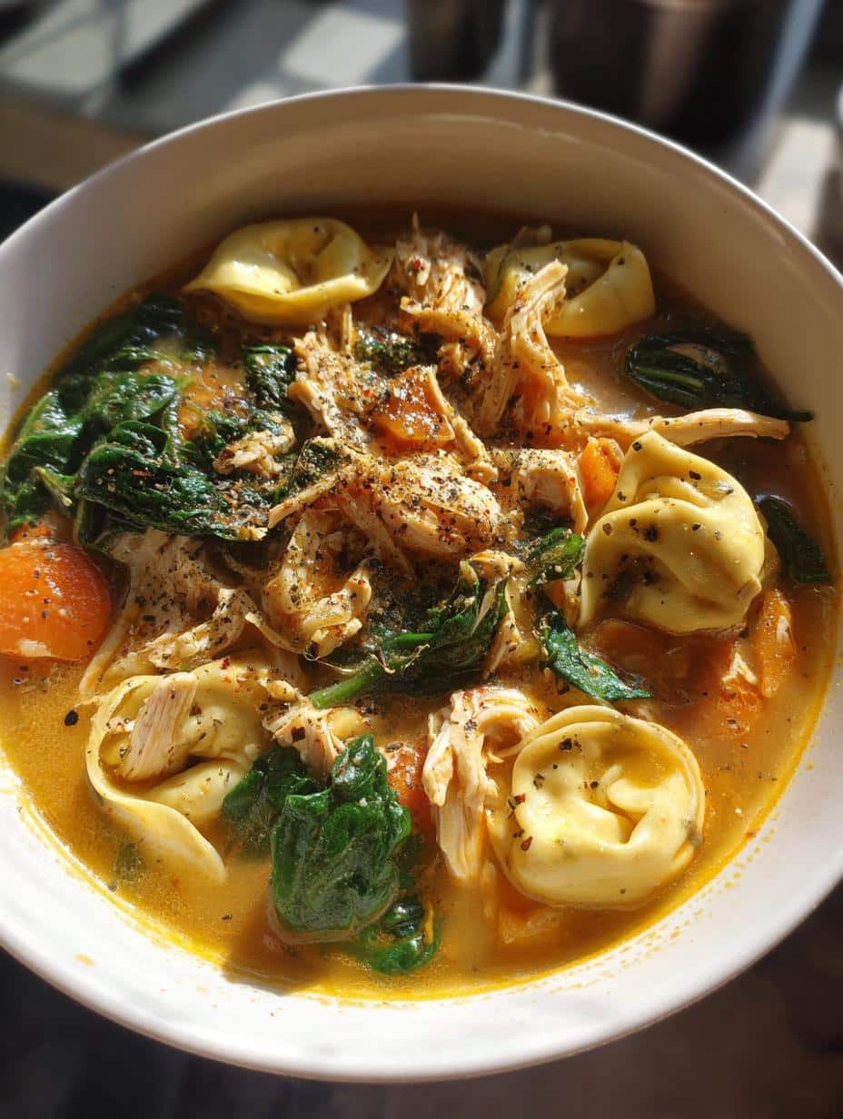 Chicken Tortellini Soup - detail 1