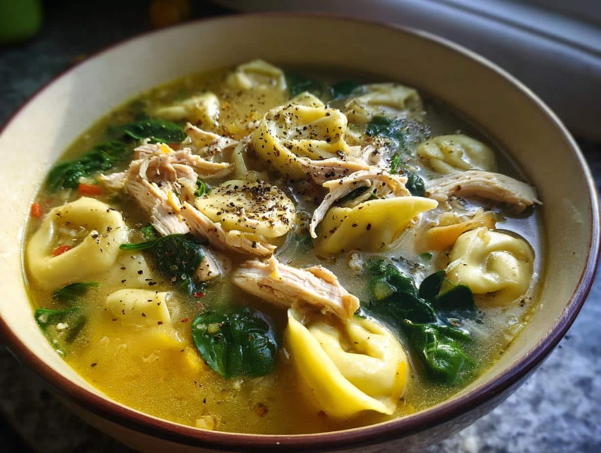 Chicken Tortellini Soup