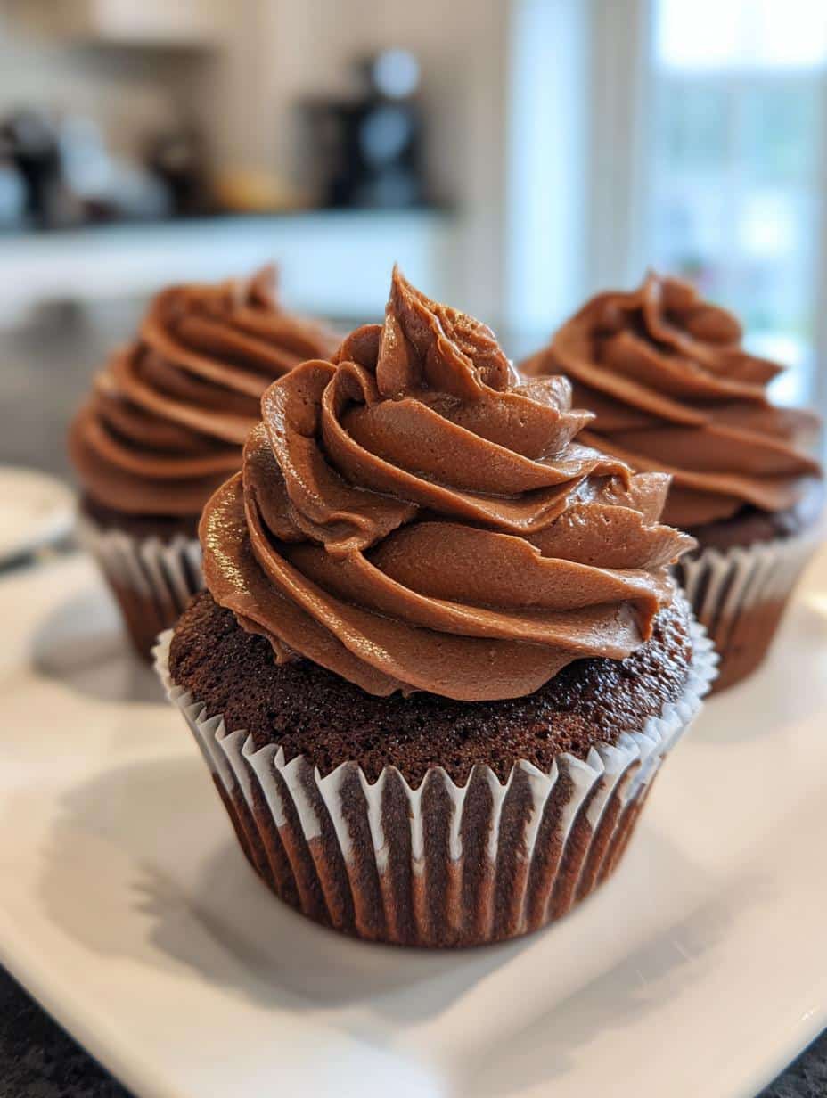 Chocolate Coffee Cream Cupcakes Recipe - detail 1