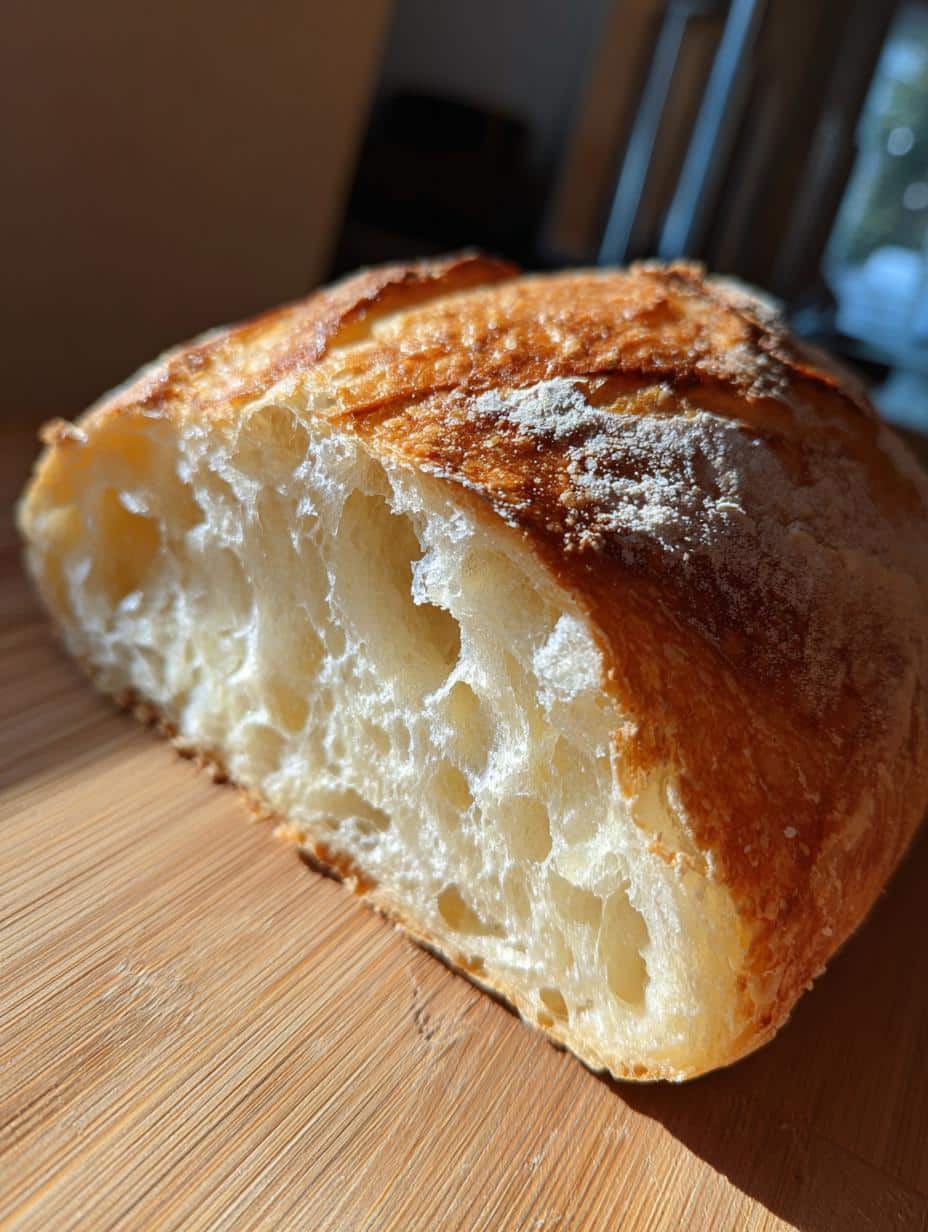 Classic Homemade Ciabatta Bread - detail 1