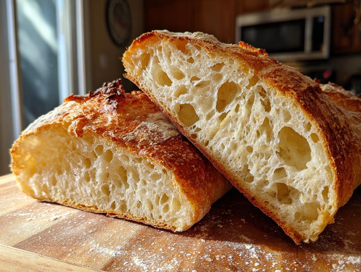 Classic Homemade Ciabatta Bread