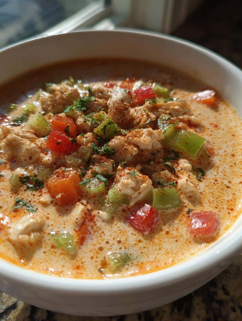 Creamy Cajun Chicken Soup - detail 1