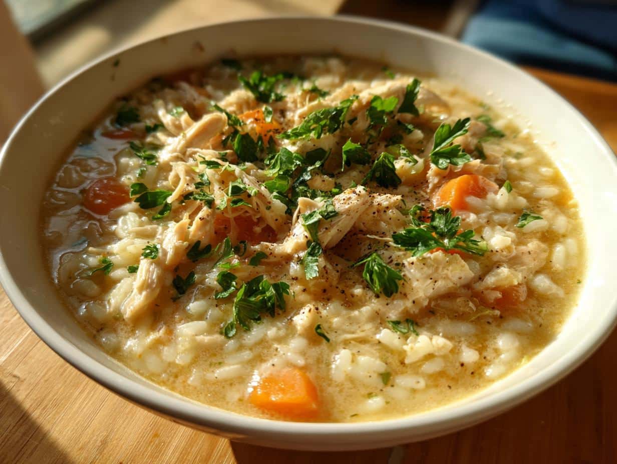 Creamy Chicken and Rice Soup