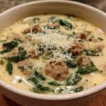 Creamy Parmesan Italian Sausage Soup to Soothe Your Soul 5 Creamy Parmesan Italian Sausage Soup