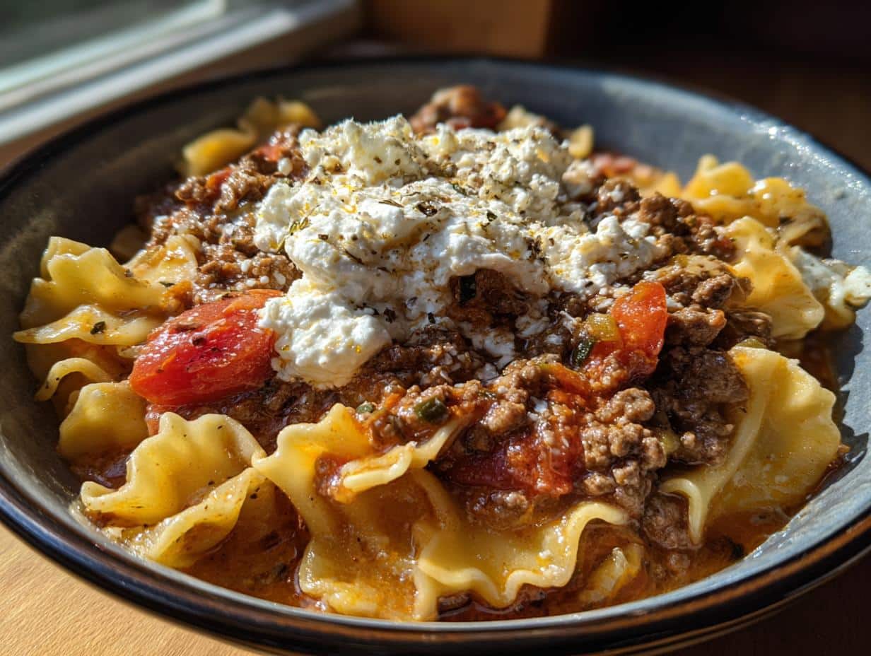 Crockpot Lasagna Soup
