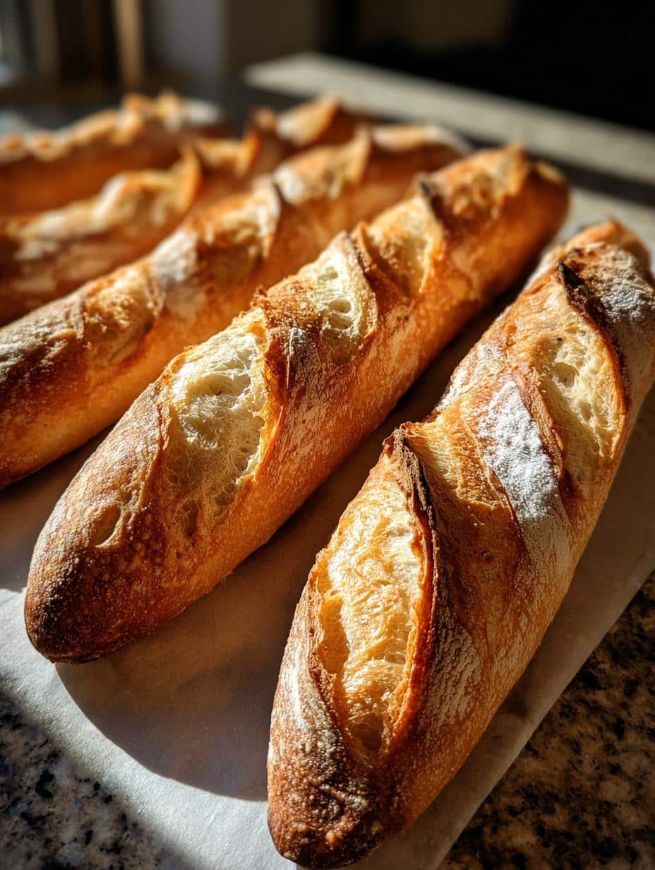 Crusty Mini Baguettes - detail 1