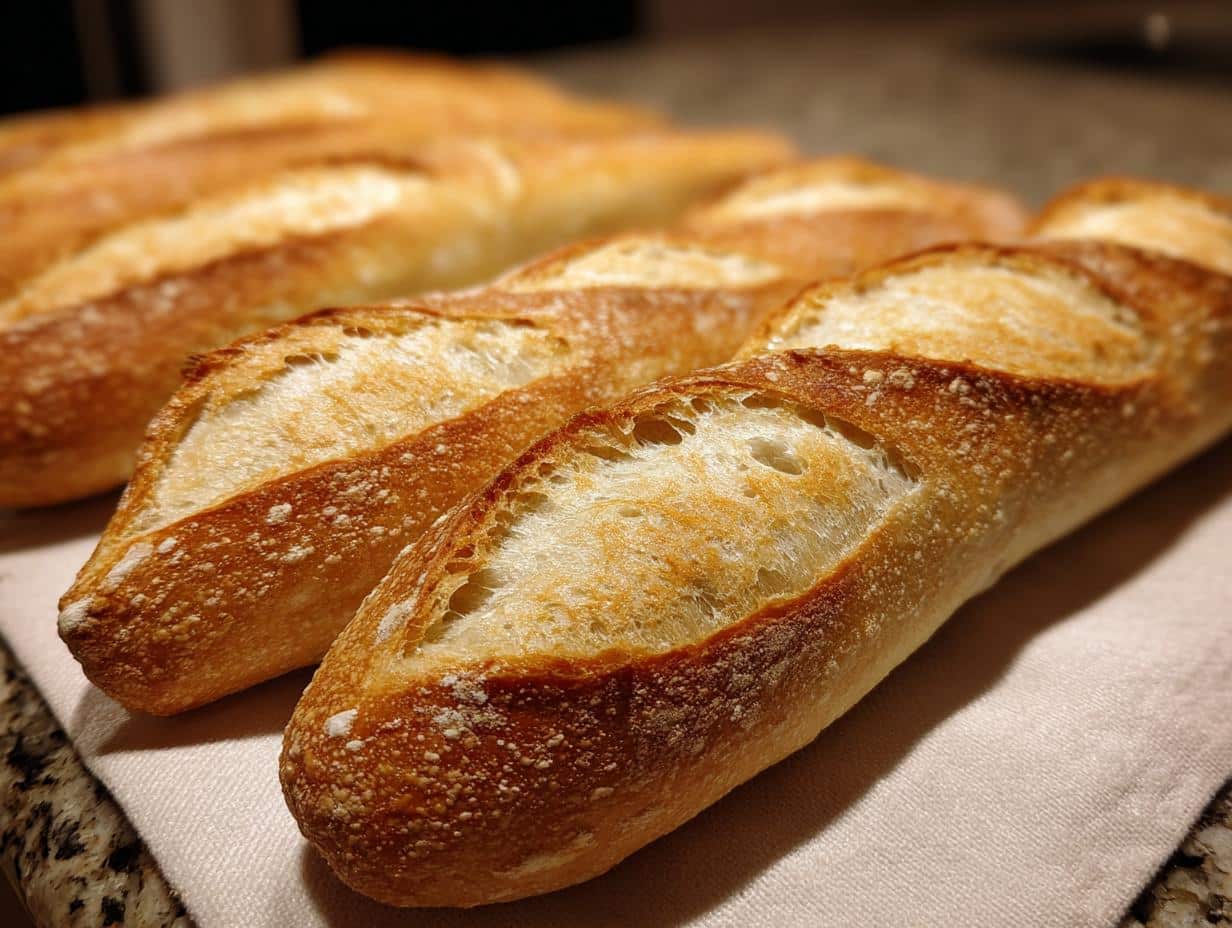 Crusty Mini Baguettes