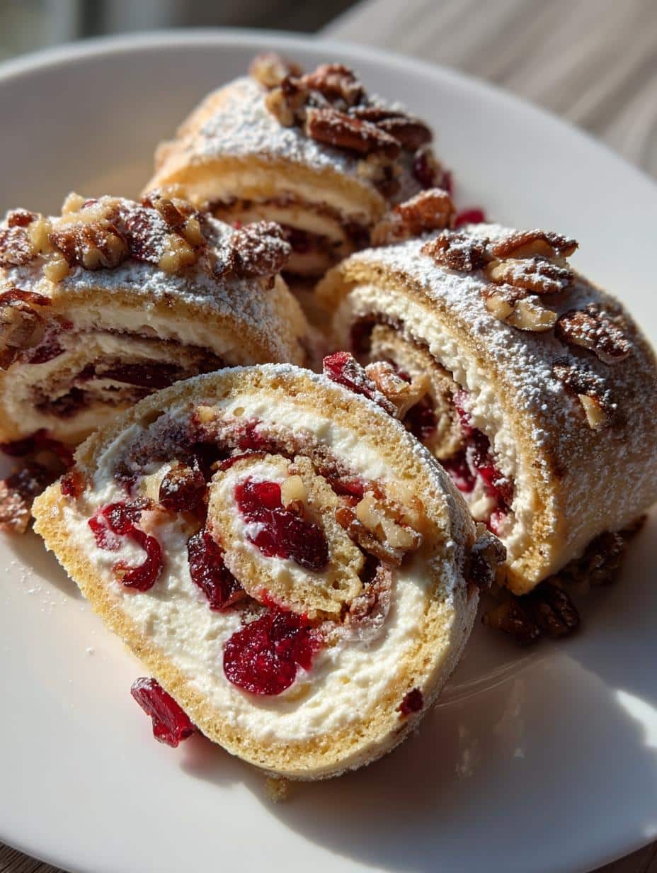 Festive Christmas Cranberry Roll Ups: 5 Star Holiday Treats 4 Festive Christmas Cranberry Roll Ups - detail 1