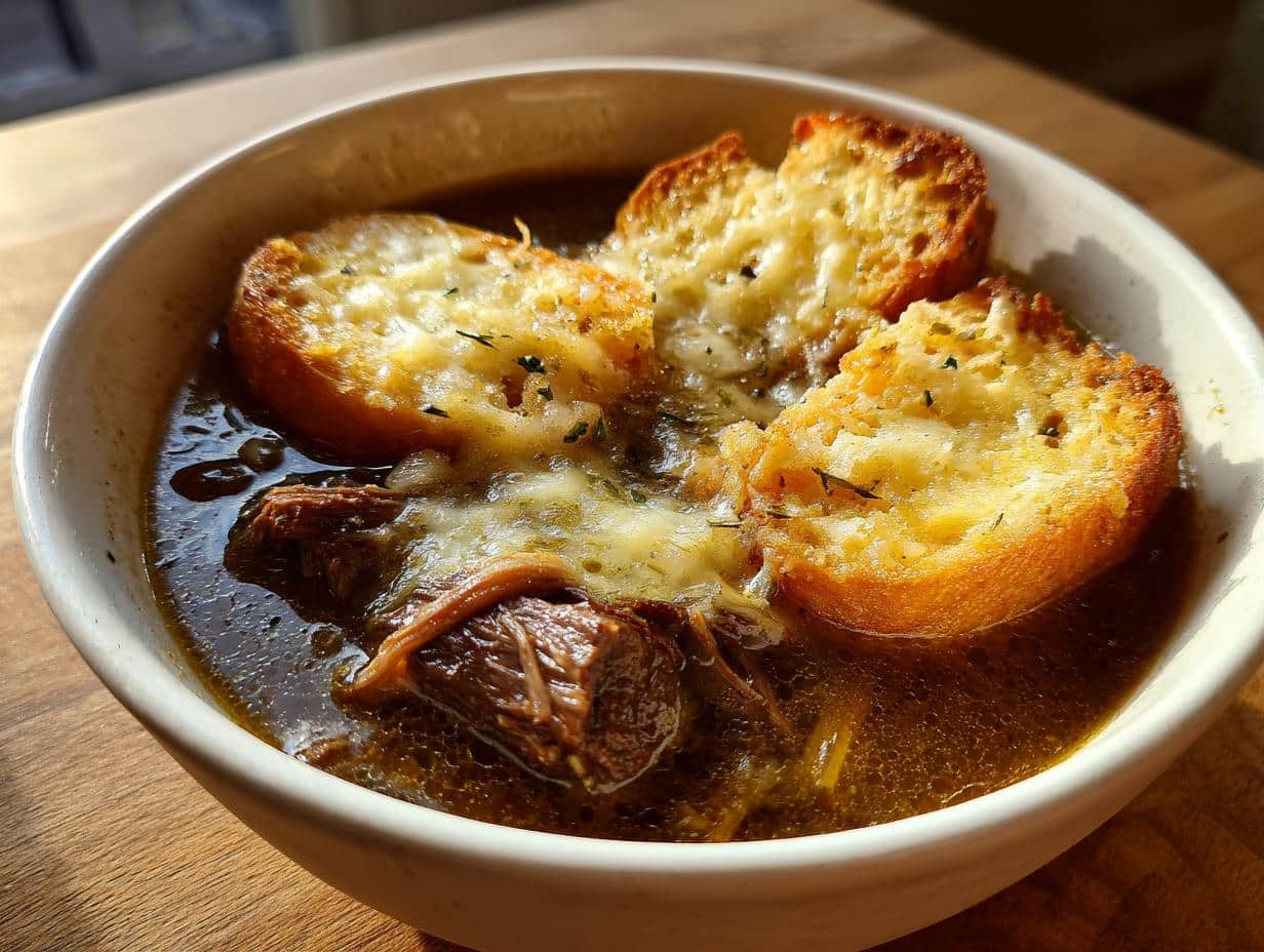 French Onion Beef Short Rib Soup: 7 Comforting Secrets 3 French Onion Beef Short Rib Soup