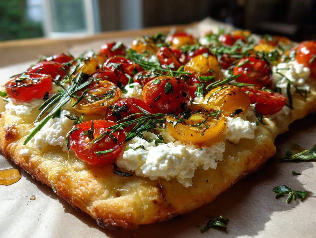 Honey Flatbread Pizza