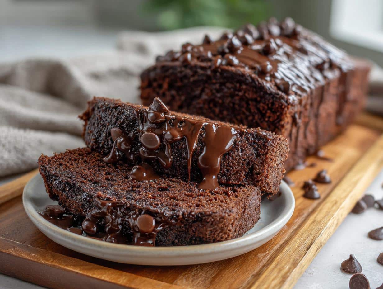 Hot Fudge Brownie Bread Recipe