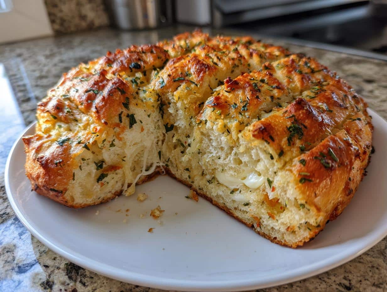 Italian Herbs and Cheese Bread