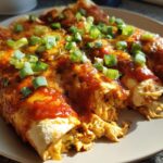 Jalapeño Popper Cheesy Chicken Enchiladas