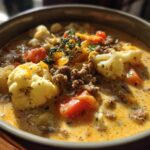 Keto Cheeseburger Soup