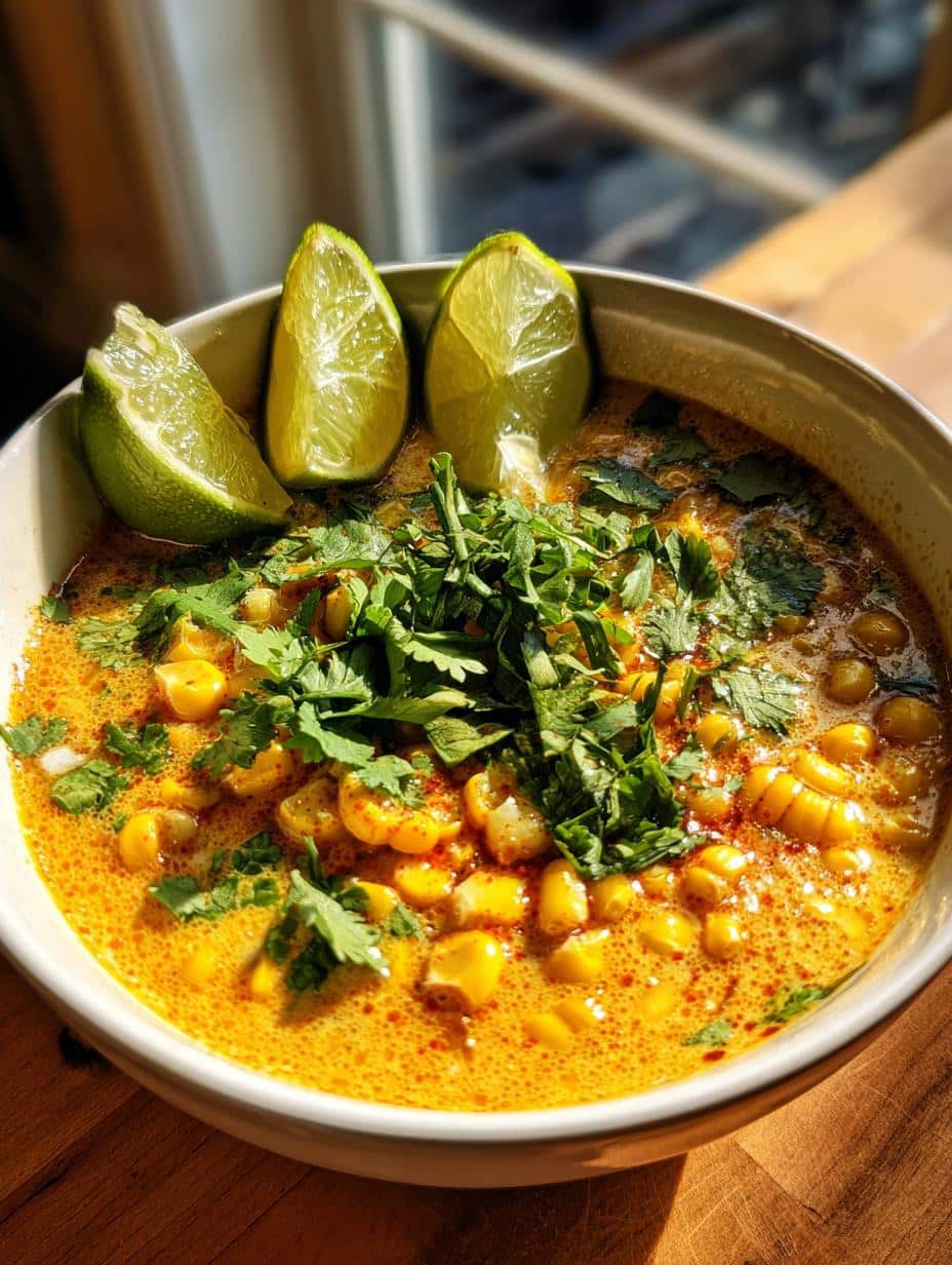 Mexican Street Corn Soup - detail 1