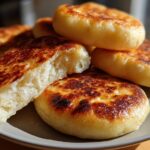 No- Knead Turkish Bread (No Oven) - Only 3 Ingredients (Bazlama)