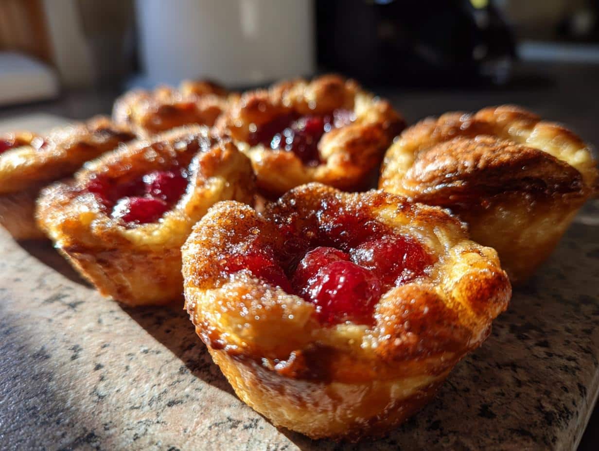 Quick Cherry Pie Bites