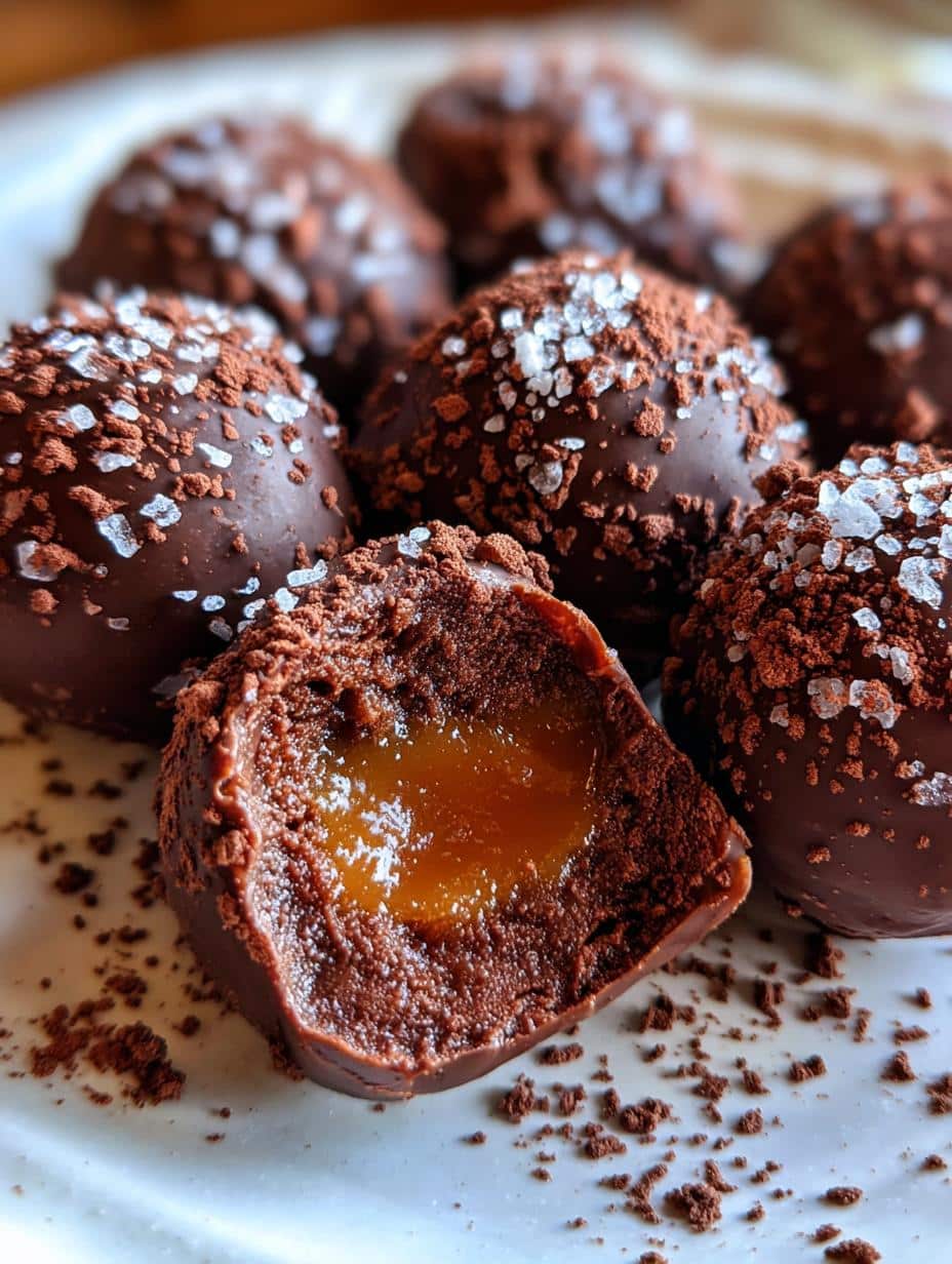 Salted Caramel Truffles - detail 1