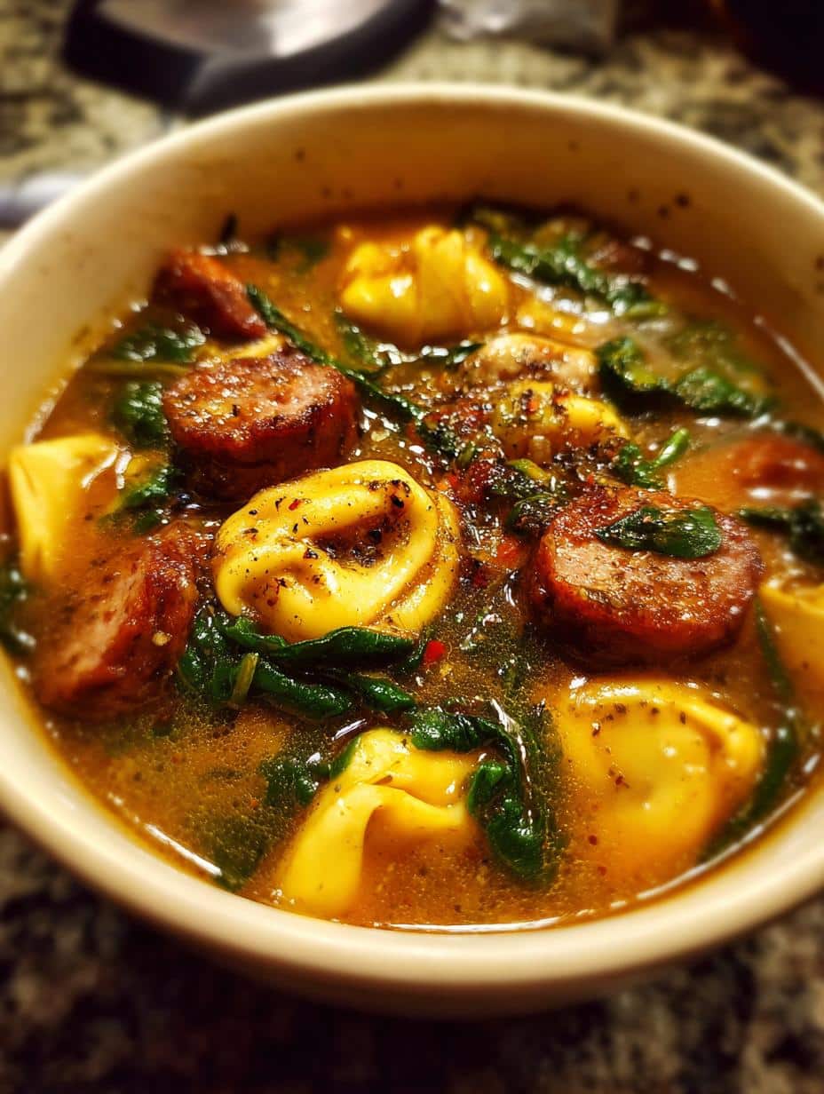 Sausage Tortellini Soup Recipe - detail 1