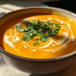 Spicy Butternut Squash and Sweet Potato Soup