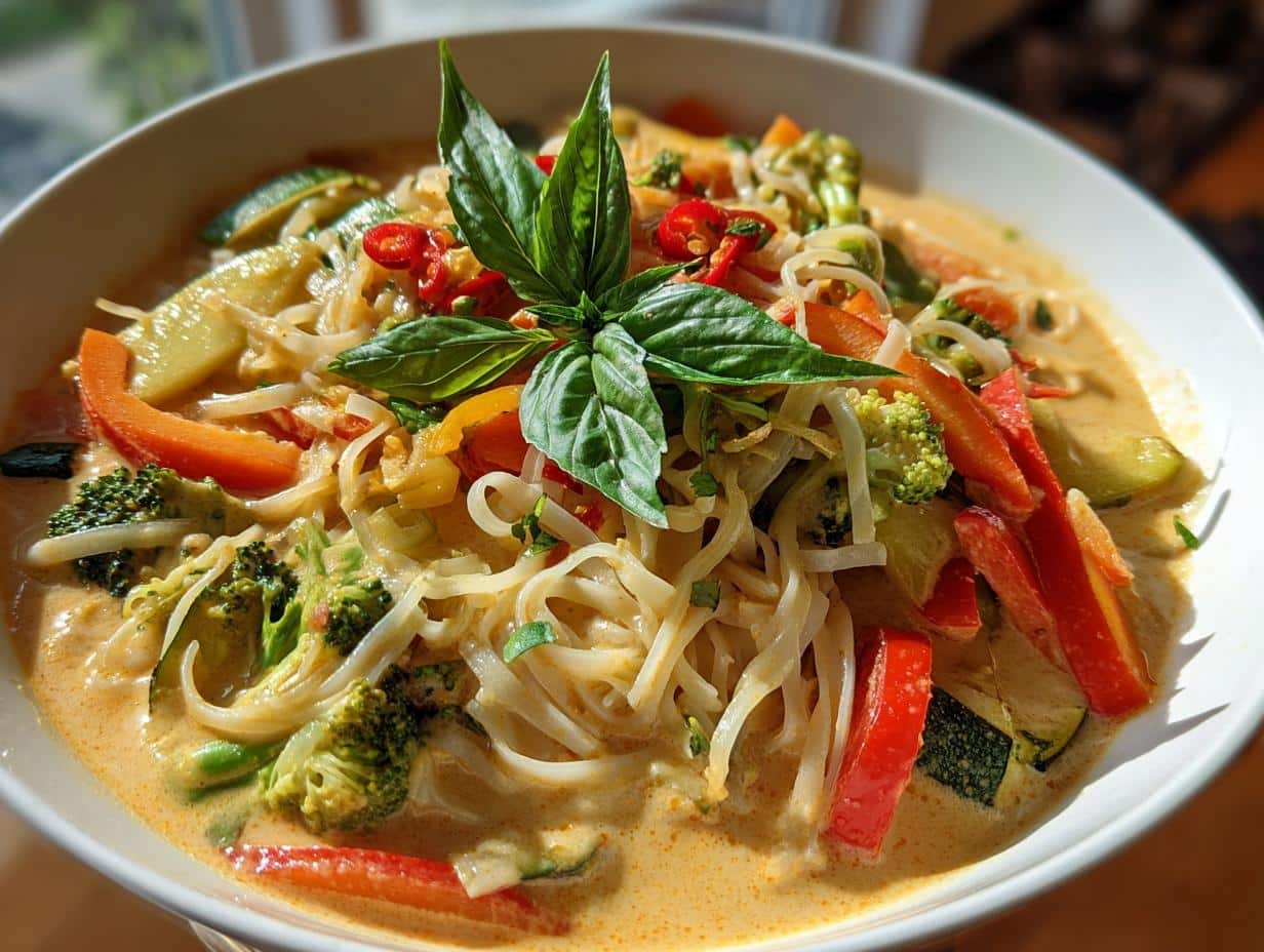 Thai Red Curry Noodle Soup