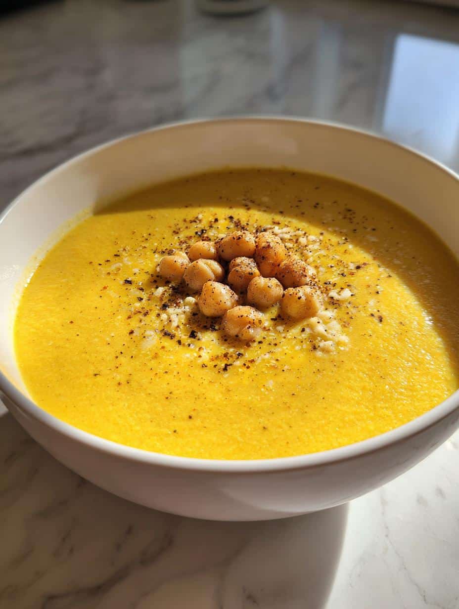 Turmeric Chickpea Soup - detail 1