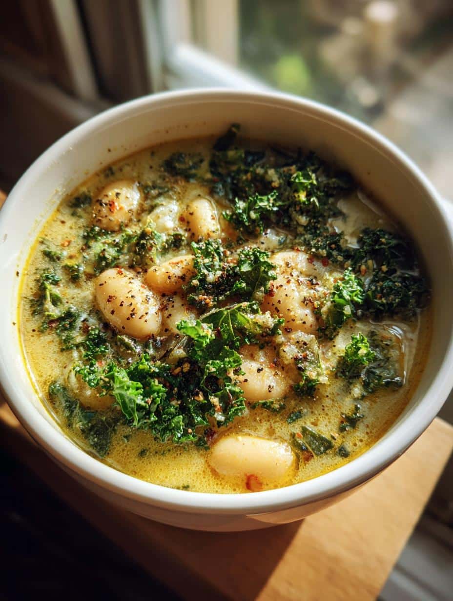 Tuscan White Bean and Kale Soup: 5 Comforting Steps 4 Tuscan White Bean and Kale Soup - detail 1