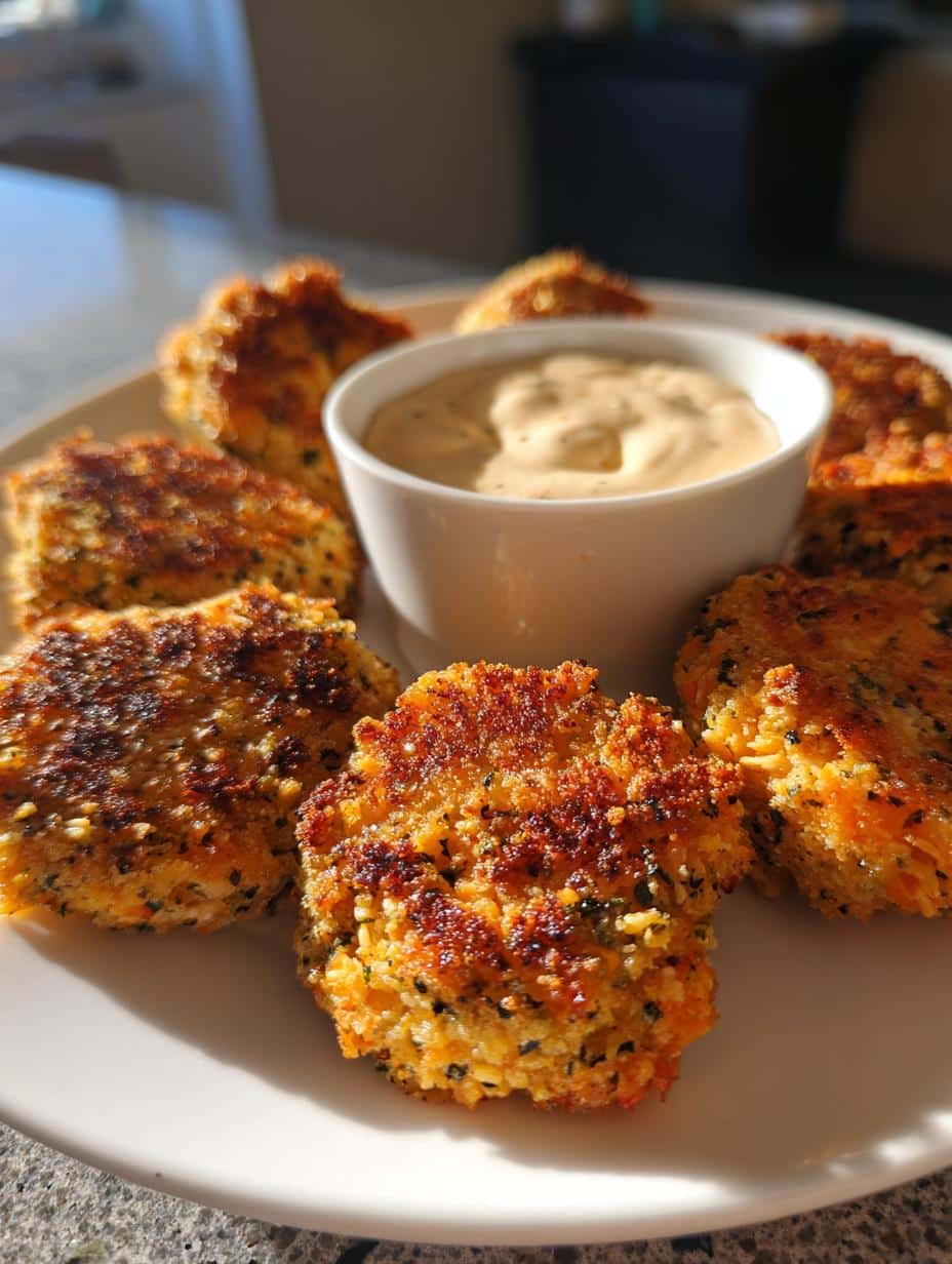 Air Fryer Crab Cakes with Aioli - detail 1