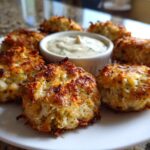 Air Fryer Crab Cakes with Aioli