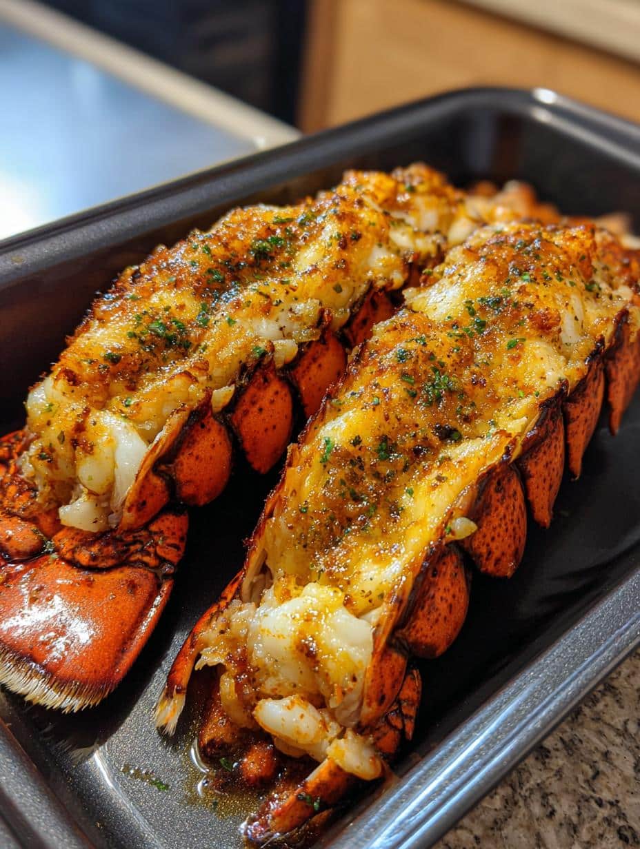 Air Fryer Lobster Tails with Butter - detail 1