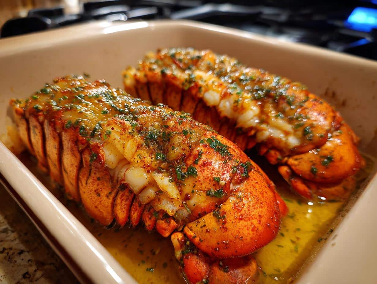 Air Fryer Lobster Tails with Butter
