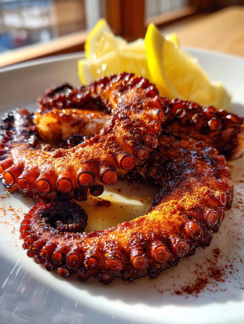 Air Fryer Octopus Tentacles - detail 1