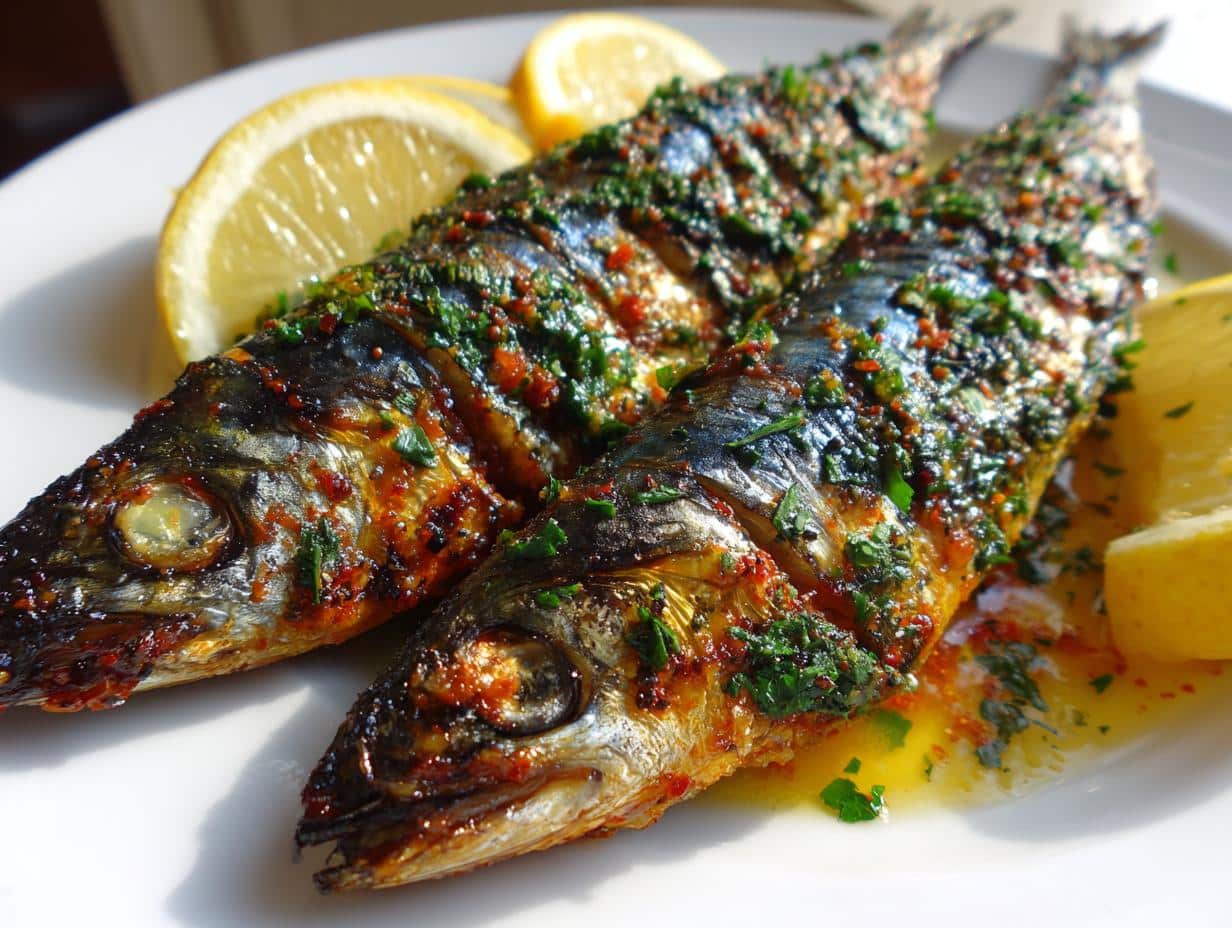 Air Fryer Sardines (Mediterranean Style)