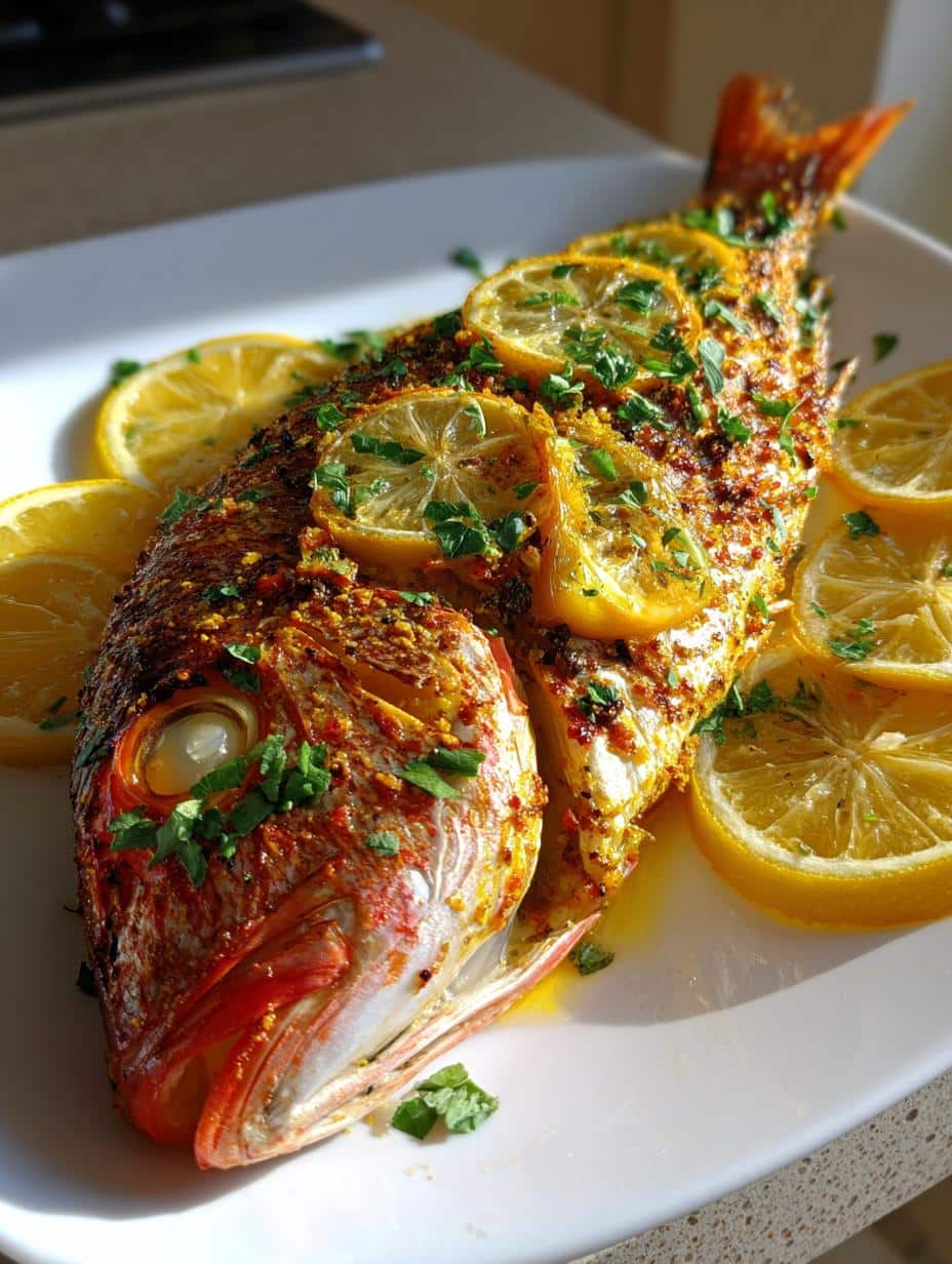Air Fryer Whole Red Snapper - detail 1