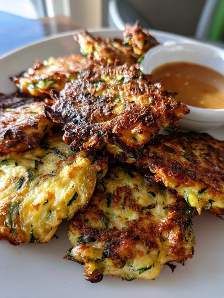 Air Fryer Zucchini Fritters: 25-Minute Guilt-Free Delight 4 Air Fryer Zucchini Fritters - detail 1