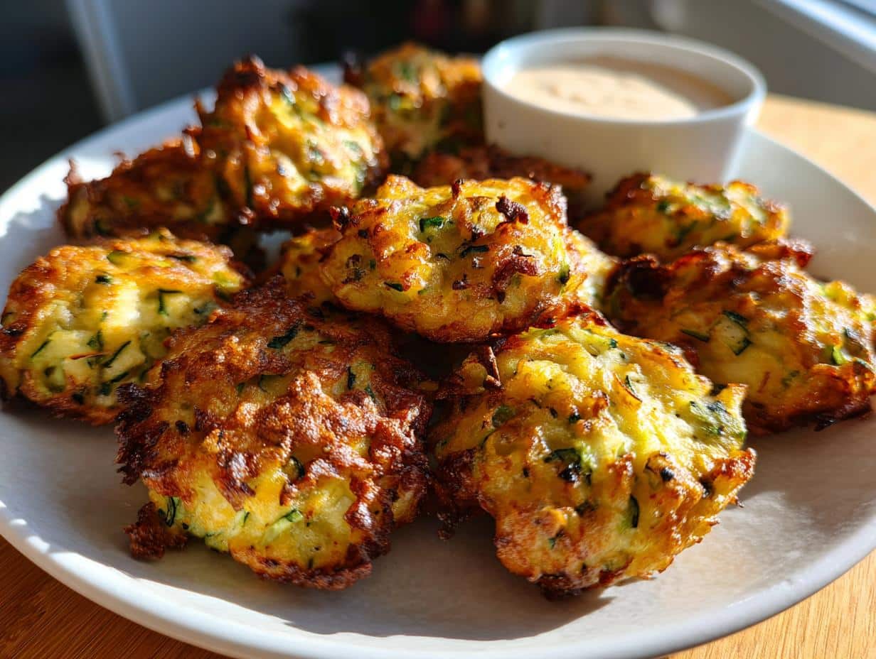 Air Fryer Zucchini Fritters: 25-Minute Guilt-Free Delight 3 Air Fryer Zucchini Fritters